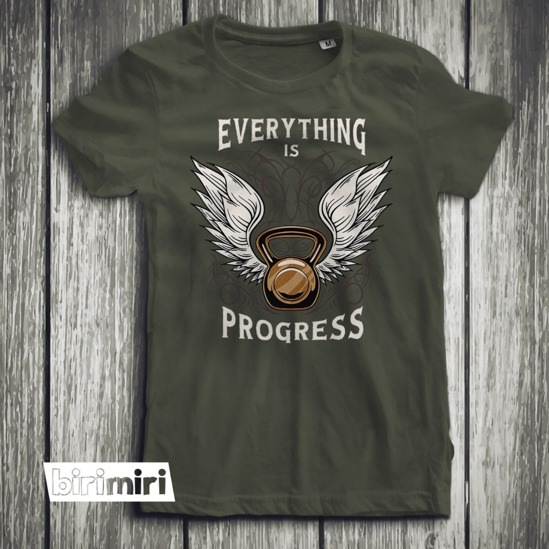 Тениска "Everything is progress"