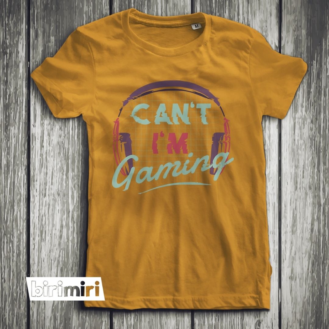 Тениска "Can't I'm Gaming"