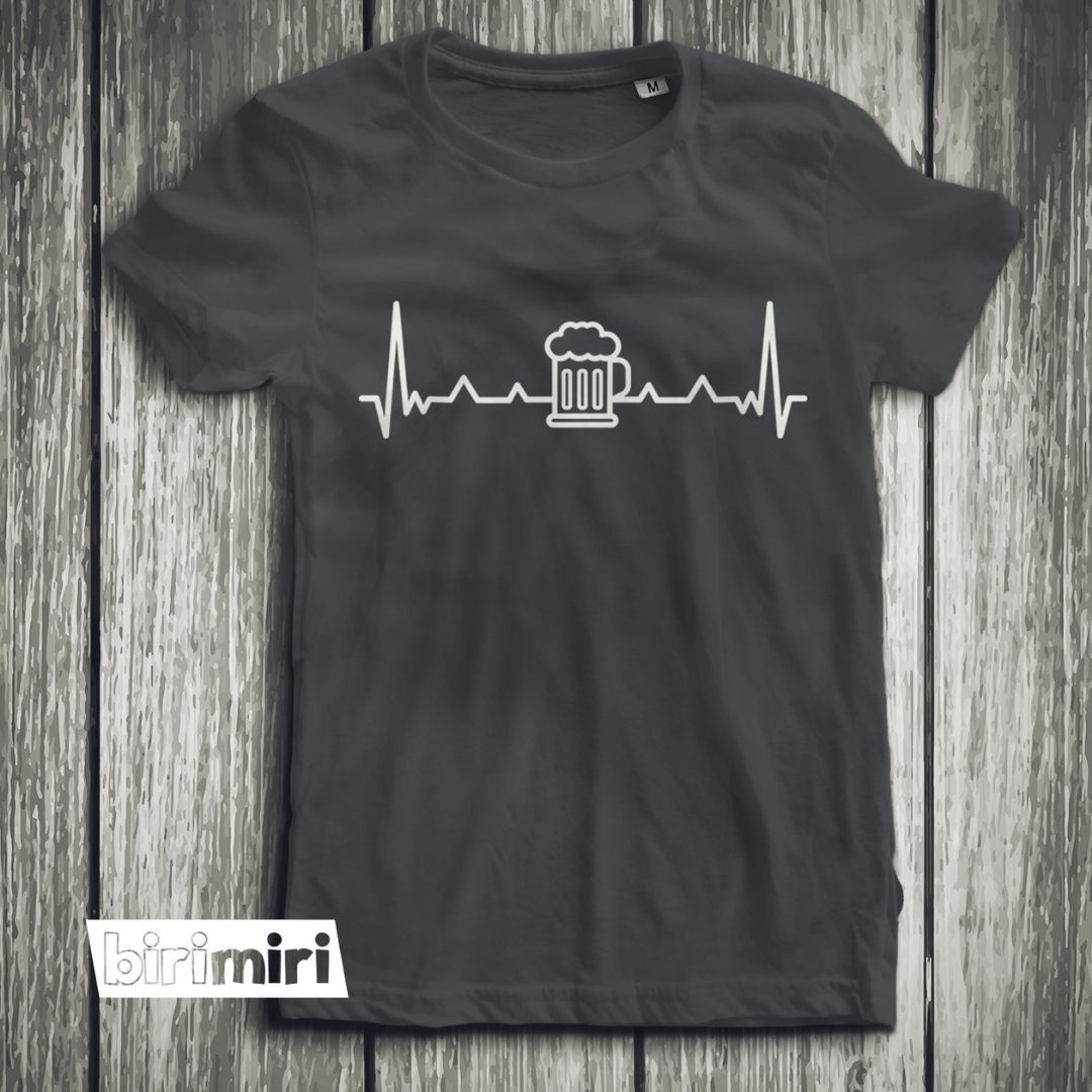 Тениска "Heartbeat Beer"
