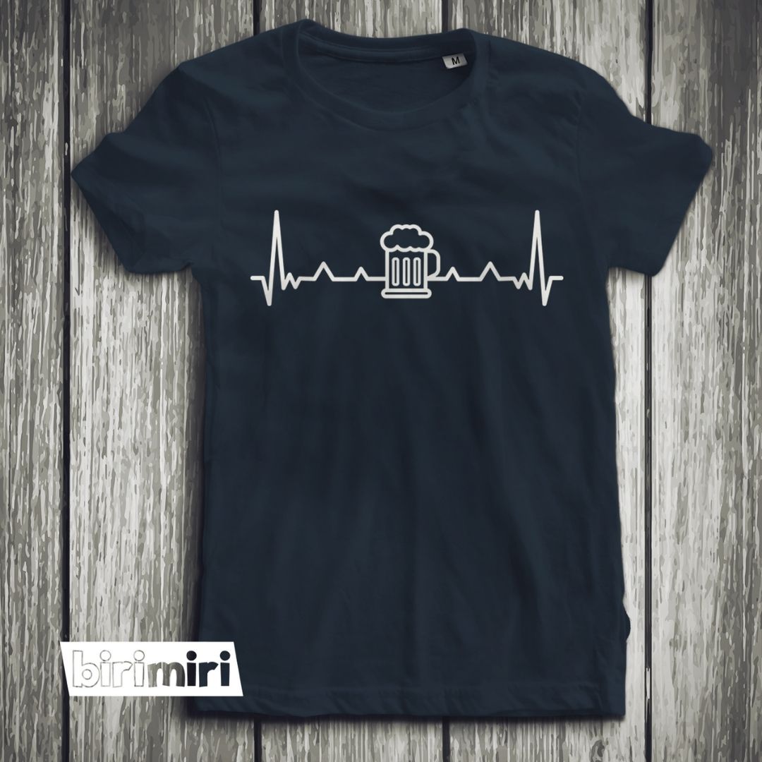 Тениска "Heartbeat Beer"