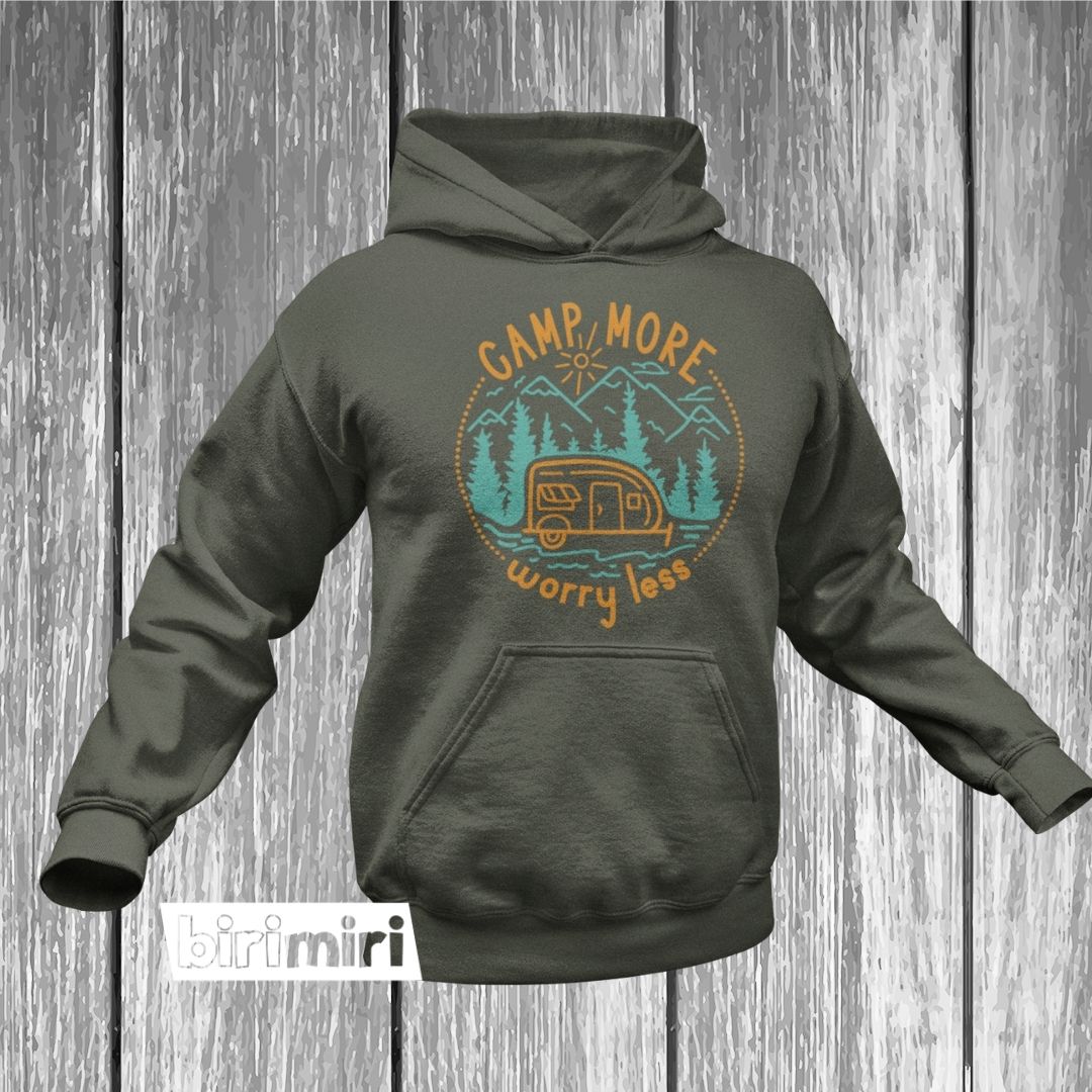 Суичър "Camp More Worry Less"