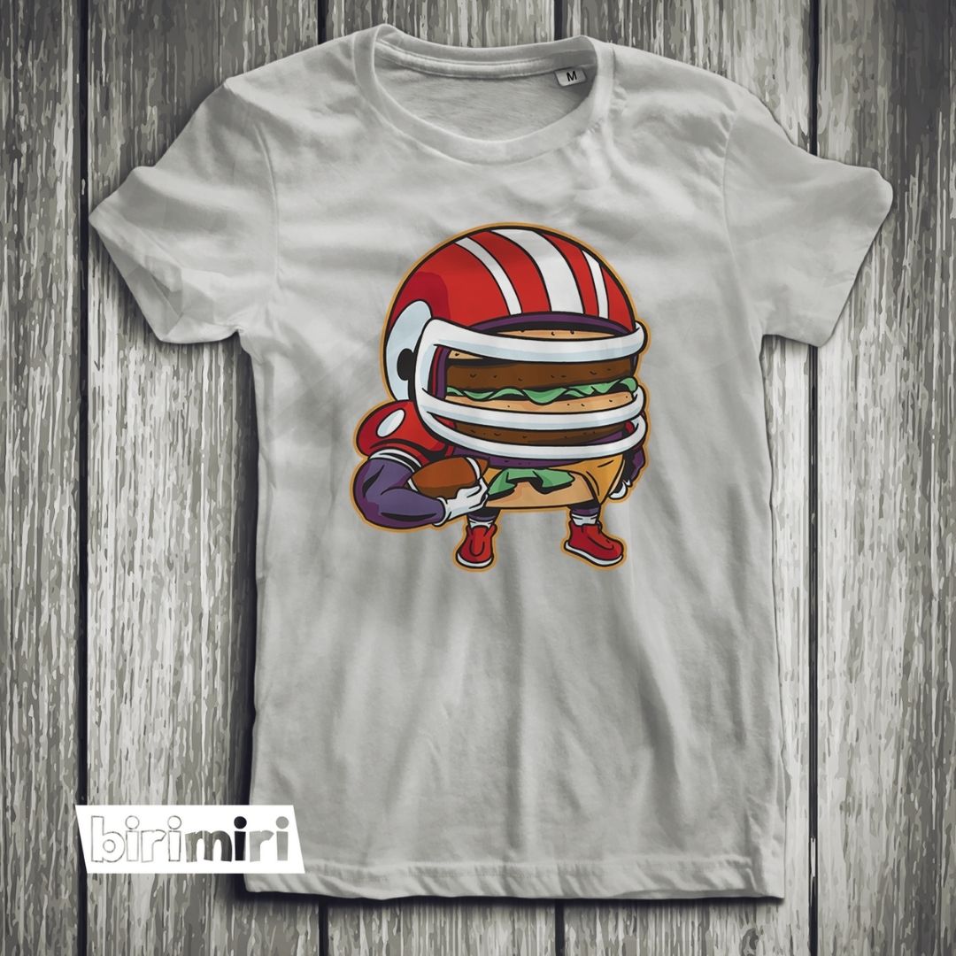 Тениска "Burger football"