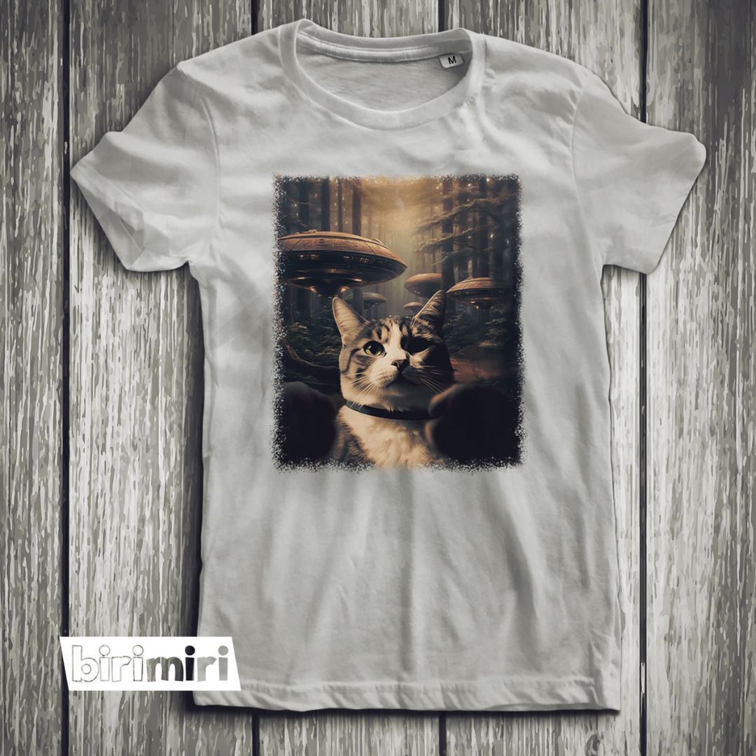 Тениска "Alien Cat"